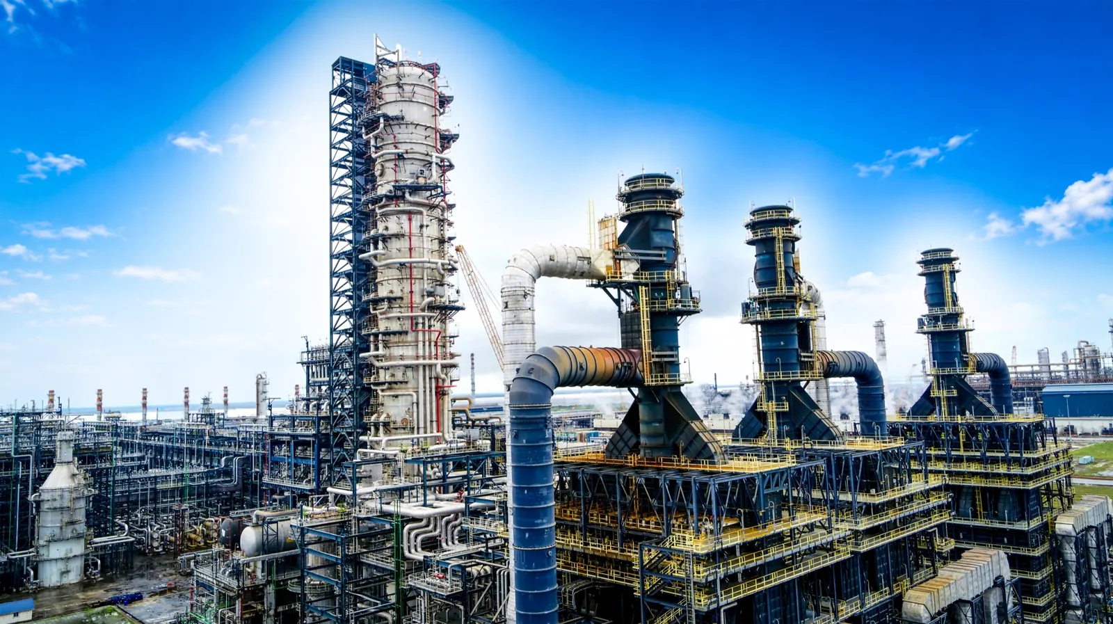 Aerial view of the Dangote refinery